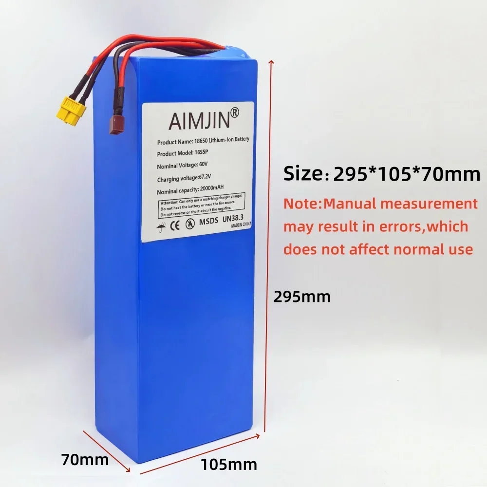 20000mAh 16S5P 60V 리튬이온 배터리 고출 - 72V 40Ah Lifepo4 Battery Pack 리뷰 및 가격
